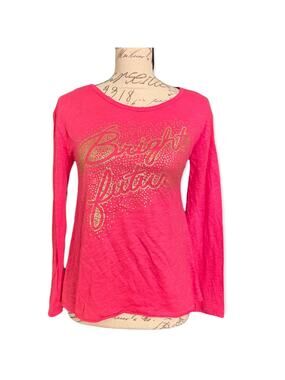 Epic Threads Pink Gold Glitter Long Sleeve Short Size X-Large